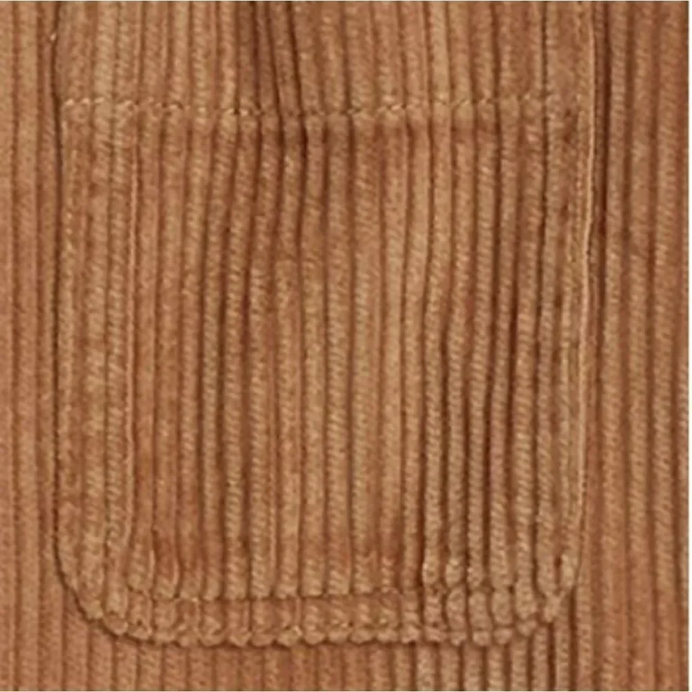 Treasure & Bond Corduroy Button Front Hoodie (Big Boys) Brown Dijon/XL
